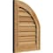 Ekena Millwork Quarter Round Top Right Western Red Cedar Gable Vent w/Decorative Face Frame, 09"W x 14"H GVWQR09X1402RDUWR - alternate 2